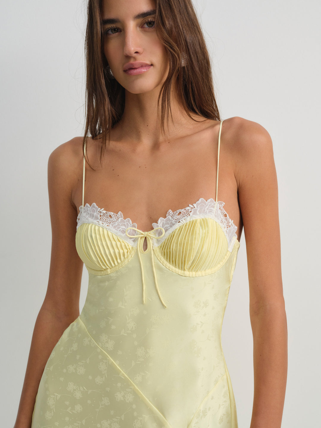 For Love and Lemons - Chania Midi Dress - Yellow
