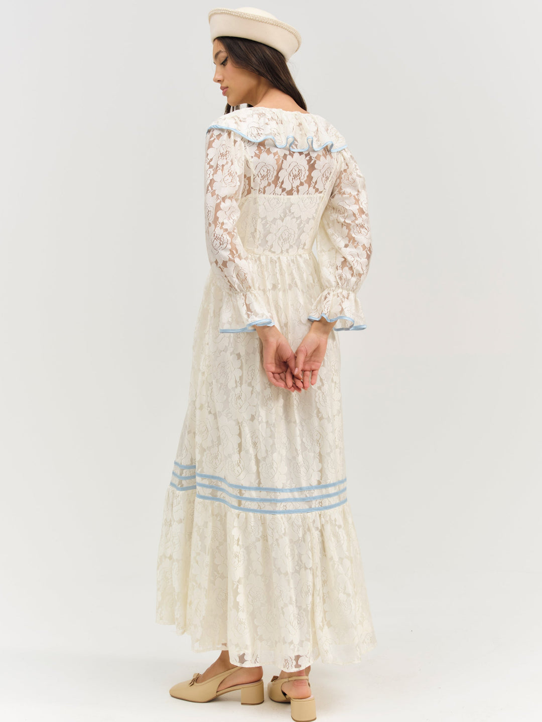 For Love and Lemons - Severine Maxi Dress - Cream