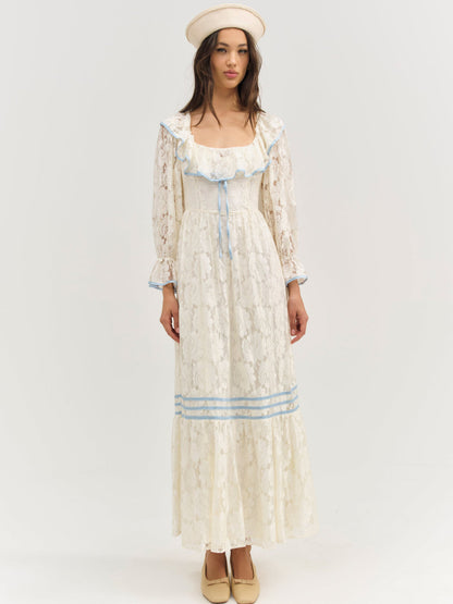 For Love and Lemons - Severine Maxi Dress - Cream