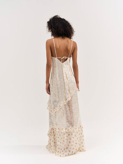 For Love and Lemons - Josalyn Maxi Dress - Cream