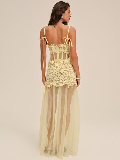 For Love and Lemons - Viola Gown - Yellow