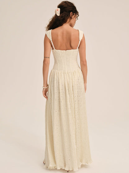 For Love and Lemons - Erika Bustier Maxi Dress - Natural
