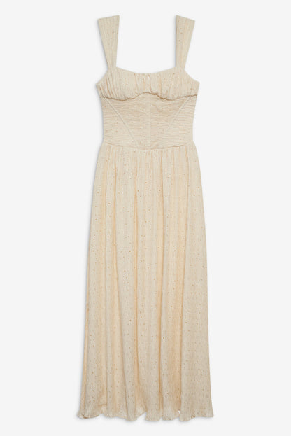 For Love and Lemons - Erika Bustier Maxi Dress - Natural