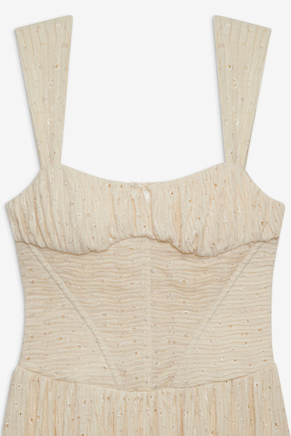 For Love and Lemons - Erika Bustier Maxi Dress - Natural