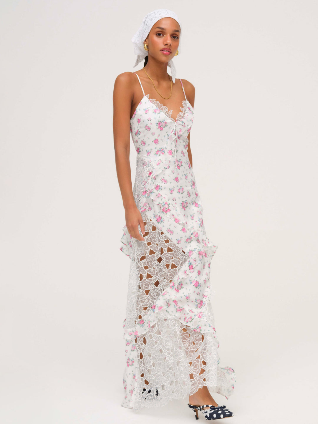 For Love and Lemons - Josalyn Maxi Dress - White