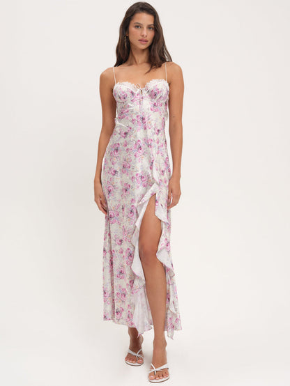 For Love and Lemons - Chantelle Maxi Dress - White
