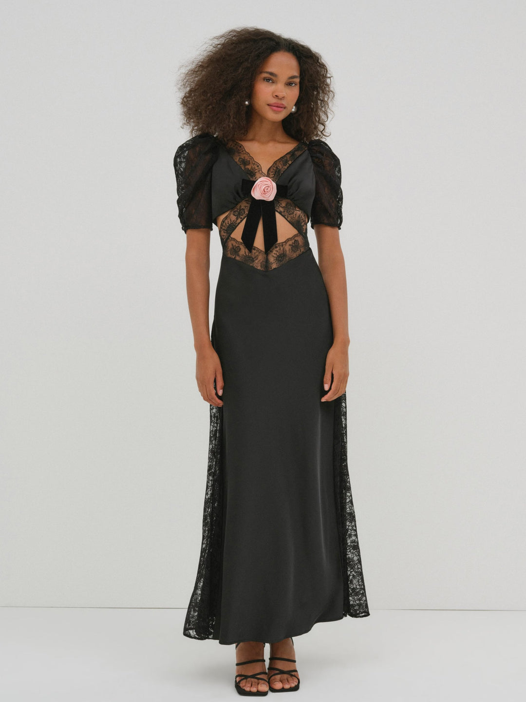 For Love and Lemons - Corinne Maxi Dress - Black