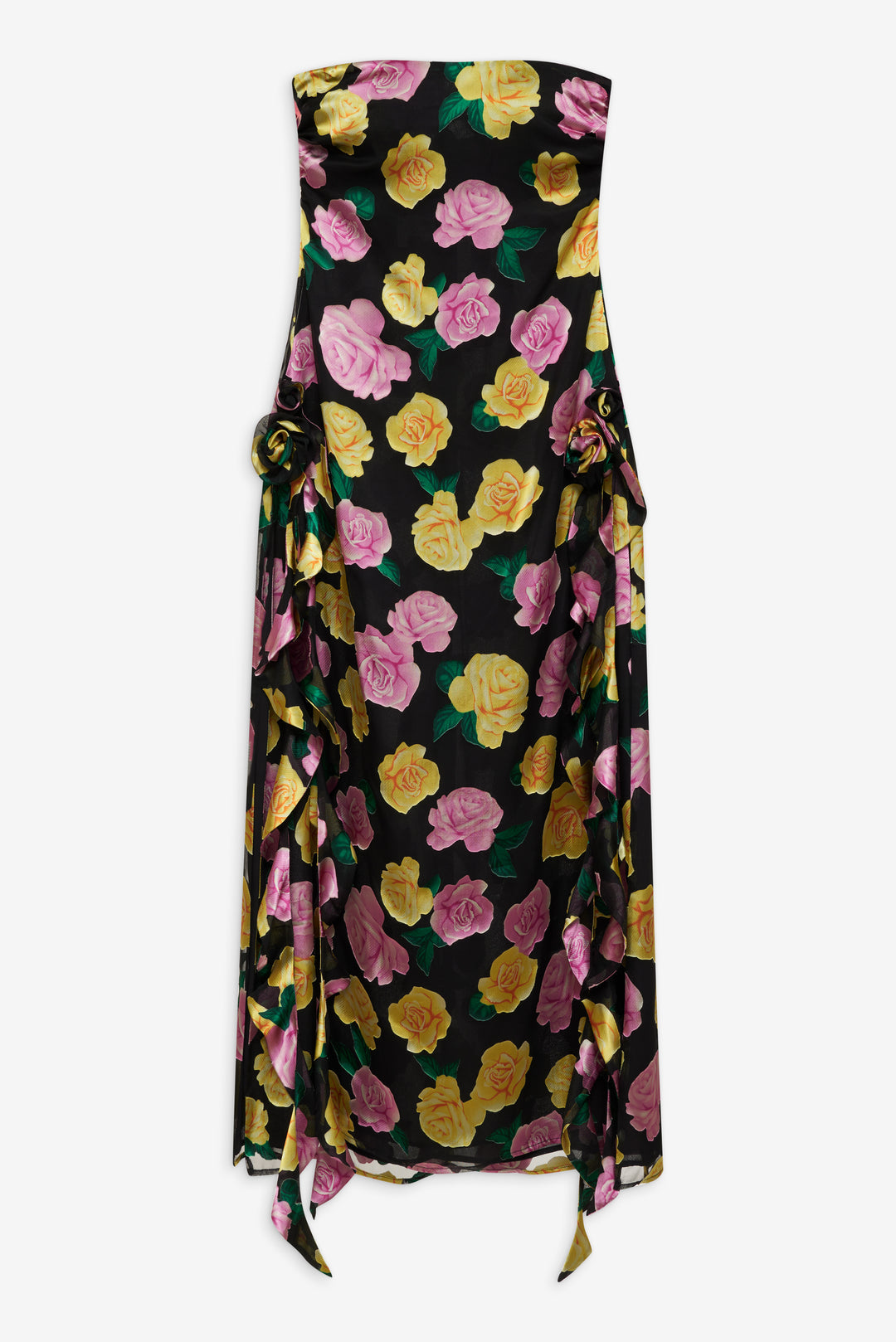 For Love and Lemons - Madison Strapless Maxi Dress - Black