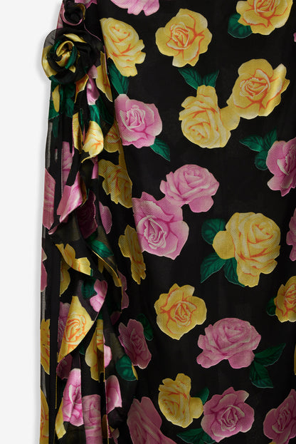 For Love and Lemons - Madison Strapless Maxi Dress - Black