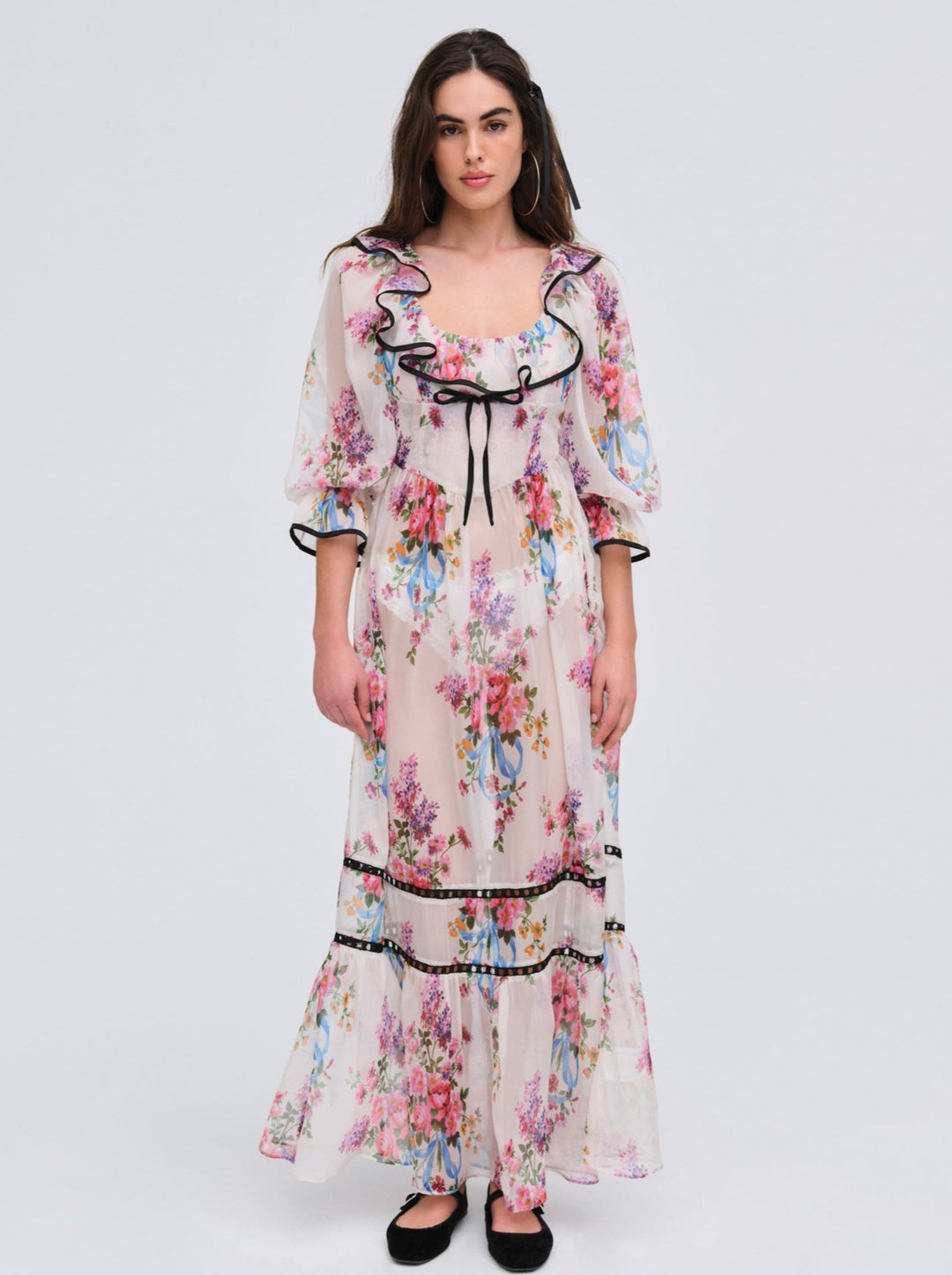 For Love and Lemons - Severine Maxi Dress - Multi